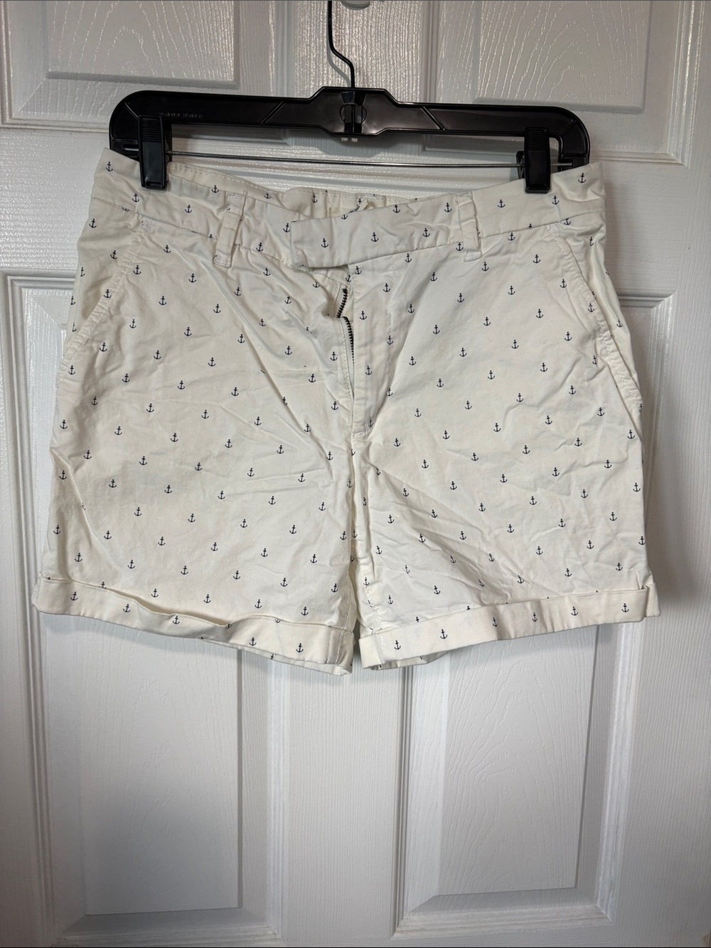 H&M Shorts with Navy Anchor Print